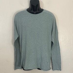 Zara Men's Heather Gray Long Sleeve Tee